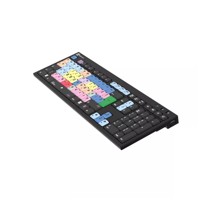 Logickeyboard Avid Media Composer+ LogicLight priekš PC/Melna