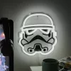 Pie sienas stiprināms LED neona gaismeklis Paladone Stormtrooper modelis PP14595SWVN, dekoratīvs Zvaigžņu karu apgaismojums