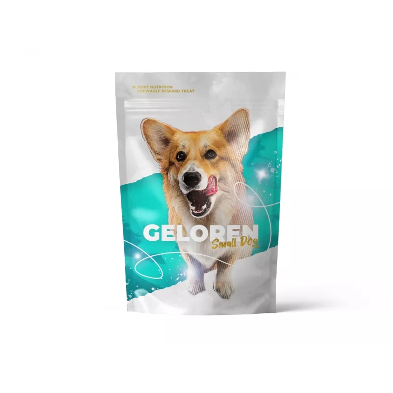 Papildbarība maziem suņiem CONTIPRO GELOREN Small Dog Joints 180 g želatīna bāzes locītavu atbalsta paciņa