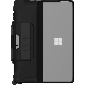 Urban Armor Gear UAG Scout Series Rugged Surface Pro 9, 10, 11 Scout Series w - Handstrap - Bulk Poly Bag - Melns - Aizmugures vāciņš planšetdatoram - Melns - Microsoft Surface Pro 9, 10,