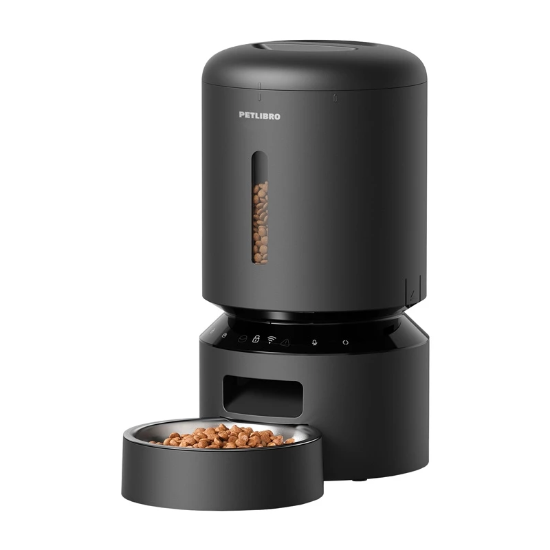 Pet feeder Aptel Petlibro Granary WiFi 5 L — automātiskais sausās barības dozators (melns)