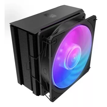 Gaisa dzesētājs Cooler Master Hyper 212 3DHP Melns ARGB — 120 mm ventilators, LGA1700/AM5/AM4 saderīgs