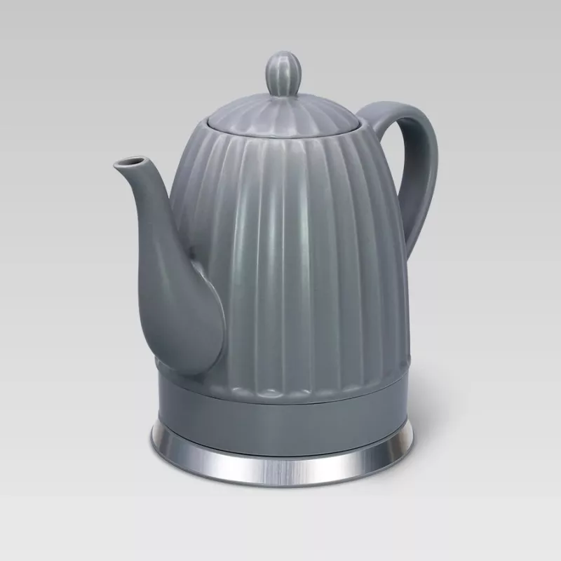 Elektriskā tējkanna Maestro MR-077, 1,5 L, 1500 W, keramikas korpuss, pelēka