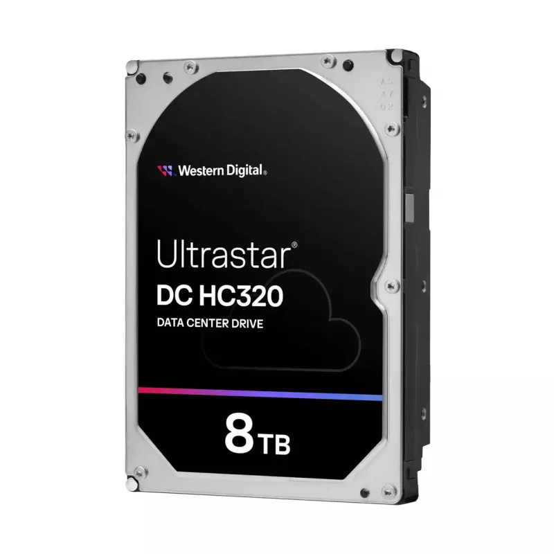 Iekšējais 3,5 collu SAS cietais disks Western Digital Ultrastar DC HC320 8 TB, 7200 RPM, 12 Gbit/s, 256 MB kešatmiņa