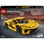 LEGO Technic Corvette Stingray 42205 2-in-1 kabriolets un kupeja modelis, 732 detaļas, 80×270×140 mm