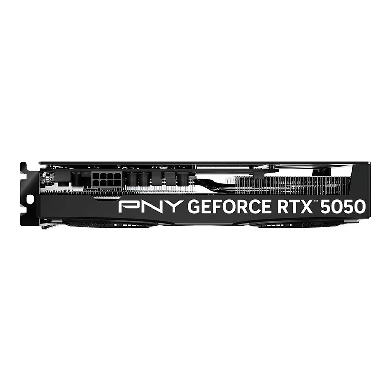 Grafikas karte PNY GeForce RTX 5050 — 8 GB GDDR6, 2317 MHz, 128 bitu, PCIe x8 5.0, dubultā ventilatora dzesēšana
