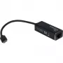 Inter-Tech Argus IT-811 - tīkla adapteris - USB-C - Gigabit Ethernet - melns (88885438)