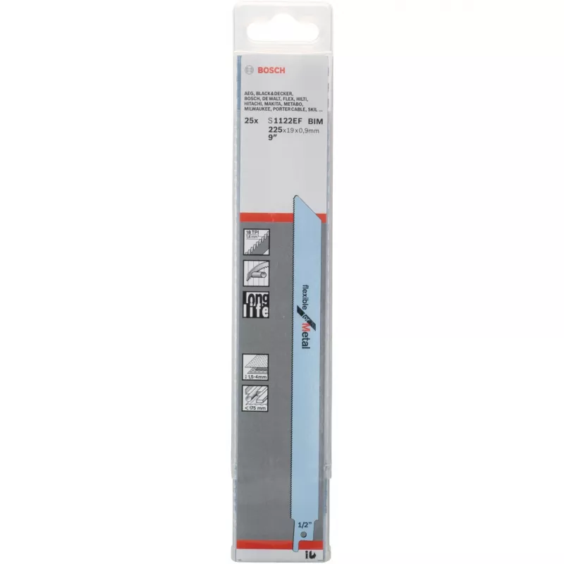 Bosch 2 608 657 553 finierzāģa/figūrzāģa/reciprokzāģa asmens zobenzāģa asmens bimetāla 1 gab.