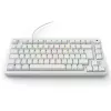 Sharkoon SGK25 75% QWERTZ USB vadu klaviatūra ar RGB LED, balta
