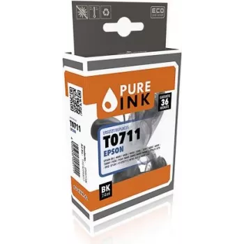 Pure Ink EPST0711BK printera palīgmateriāls, melns