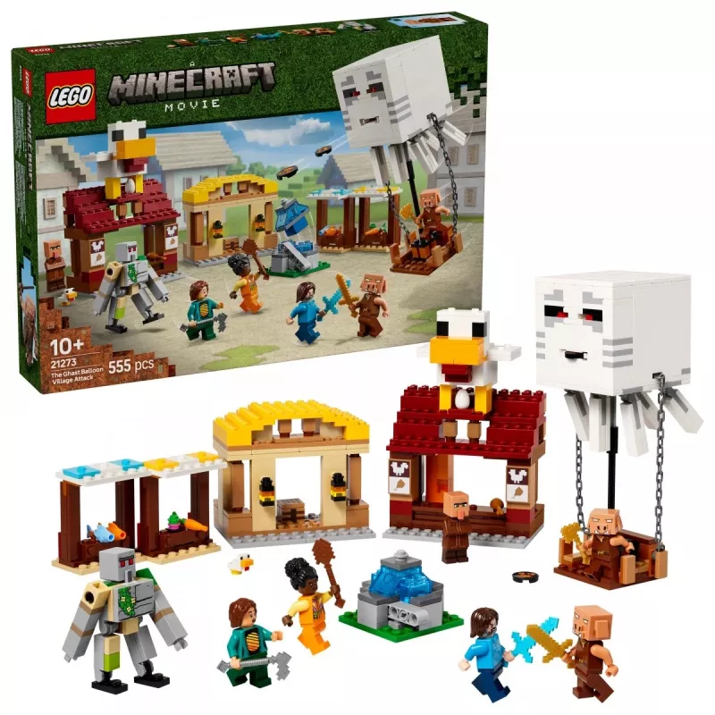 LEGO MINECRAFT 21273 Ghast balona ciemata uzbrukums