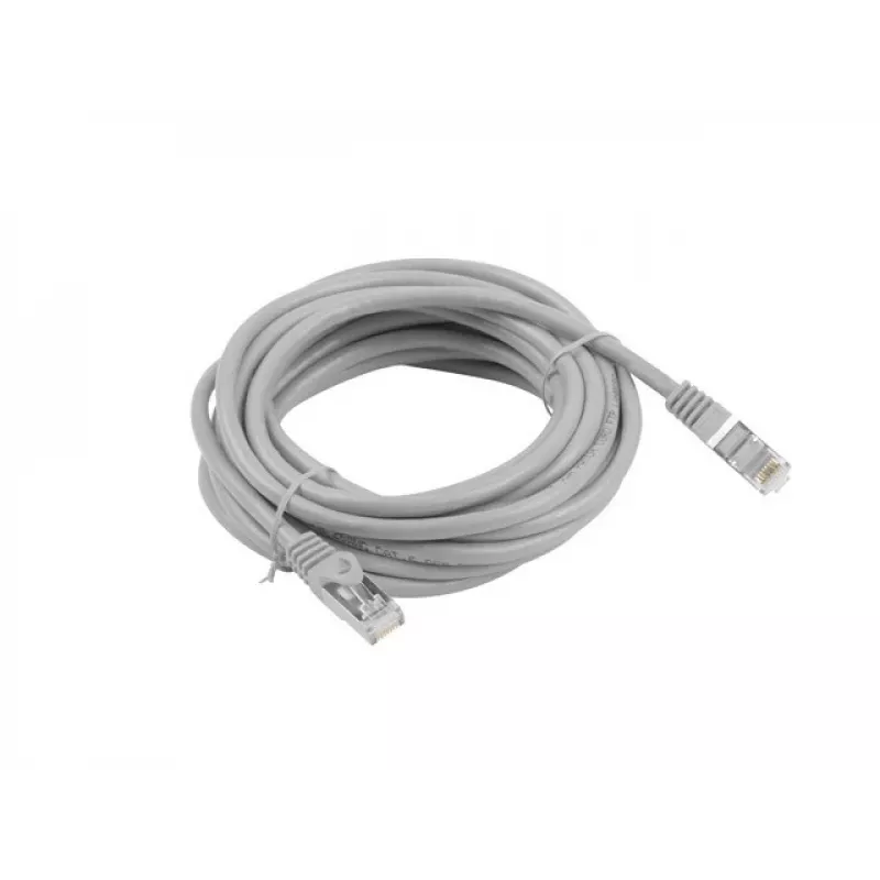 Tīkla kabelis Lanberg PCF6-10CC-0500-S RJ-45 Cat6 5m pelēks