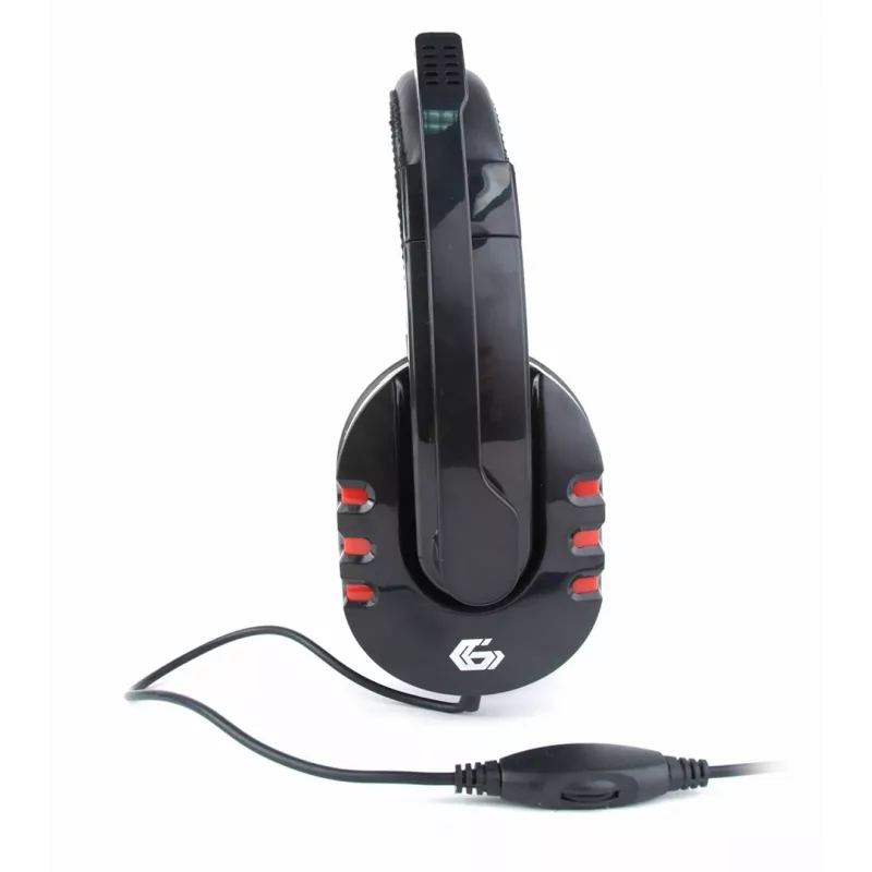 Gembird GHS-402 austiņas/headsets Vadu galvas saite Gaming Melns