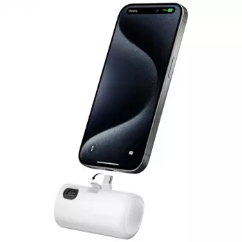 Ārējais akumulators 4smarts 541657 5000 mAh Li‑Ion balts USB‑C 2 porti PD 2.0 PPS Quick Charge 3.0 3.63 V