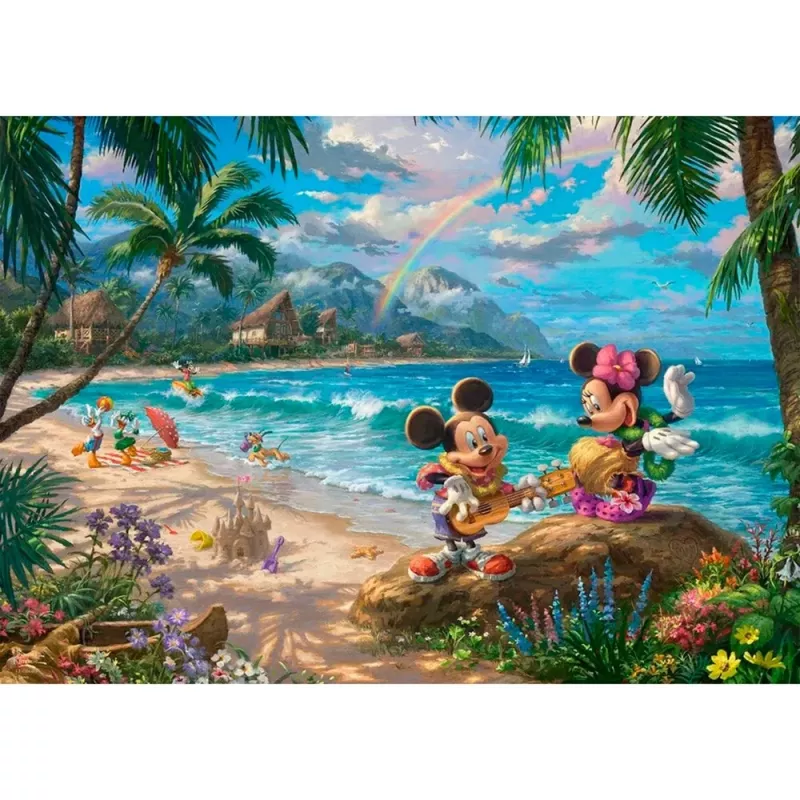 Puzzle Schmidt Spiele Disney Mickey and Minnie in Hawaii 1000 pcs