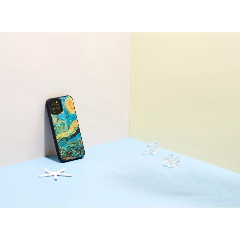 Aizsargmaciņš iKins Apple iPhone 12 Pro Max — zvaigžņotas nakts melns