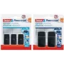 tesa Powerstrips Haken LARGE Rechteck, schwarz aus hochwertigem Kunststoff, mehrfach verwendbar mit - 1 Stück (58279-00000-20)