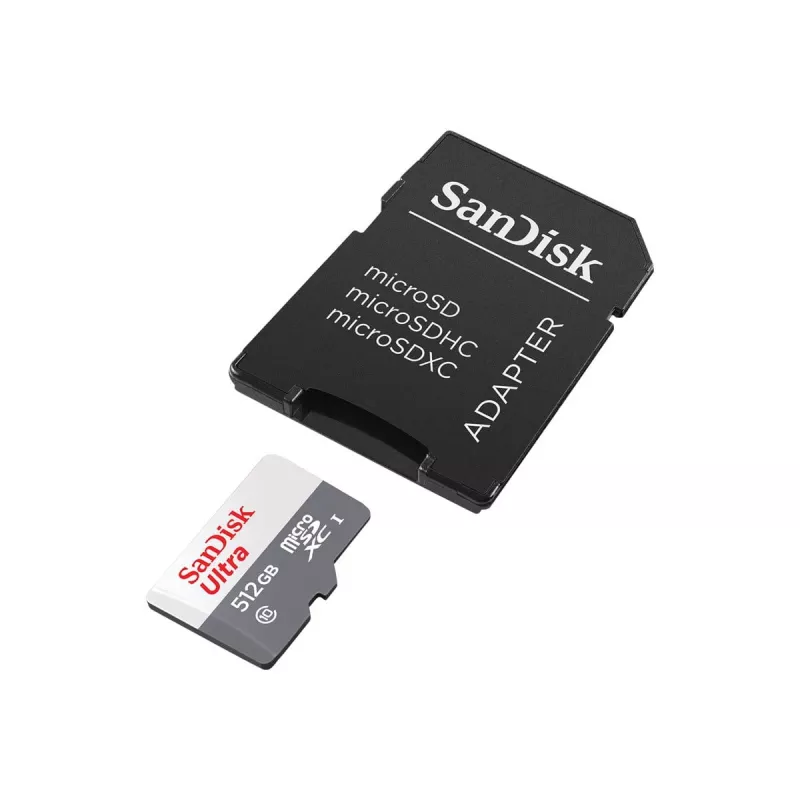 Zibatmiņa SanDisk 512 GB MicroSDXC UHS-I SDSQUNR-512G-GN6TA