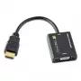 Techly IDATA-HDMI-VGA2 video kabeļa adapteris VGA (D-Sub) Melns