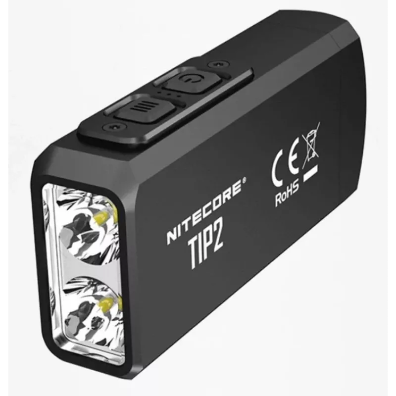 Rokas lukturītis Nitecore TIP2 — 720 lm, litija jonu, 55 h darbības laiks, 38,3 g, melns