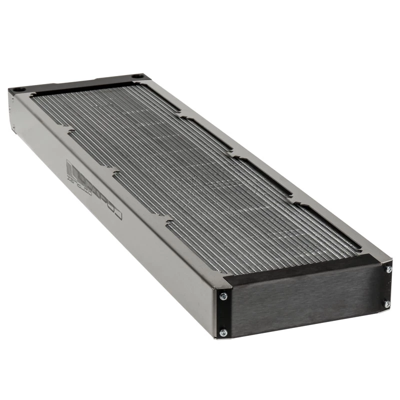Radiator Aqua-Computer airplex radical 2/480 — Alumīnijs/Varš/Nerūsējošais tērauds, 520×140×40 mm