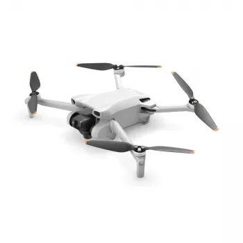 Quadcopter DJI Mini 3 Fly More Combo — 4 rotoru drons, 12 MP 4K kamera, 10 000 m diapazons, maks. ātrums 10,55 m/s, 2453 mAh baterija, 0,248 kg, pelēks