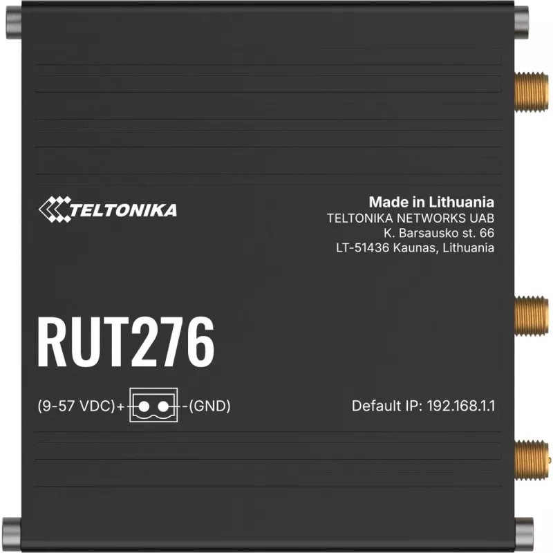 TELTONIKA RUT276 Redcap 5G maršrutētājs