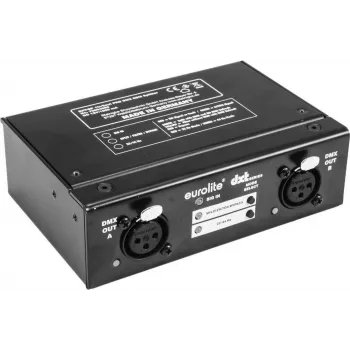 DMX RDM sadalītājs EUROLITE DXT-SP 1ieeja/2izejas (modelis 70064866)