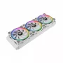 Korpusa ventilatori THERMALTAKE TS120 EX RGB balta 120mm (3 gab.) datora dzesēšanai, saderīgi ar PWM