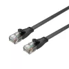 Unitek Ethernet kabelis Cat6 UTP RJ45 5 m, melns, masīvs vads, 250 MHz, zeltīti kontakti