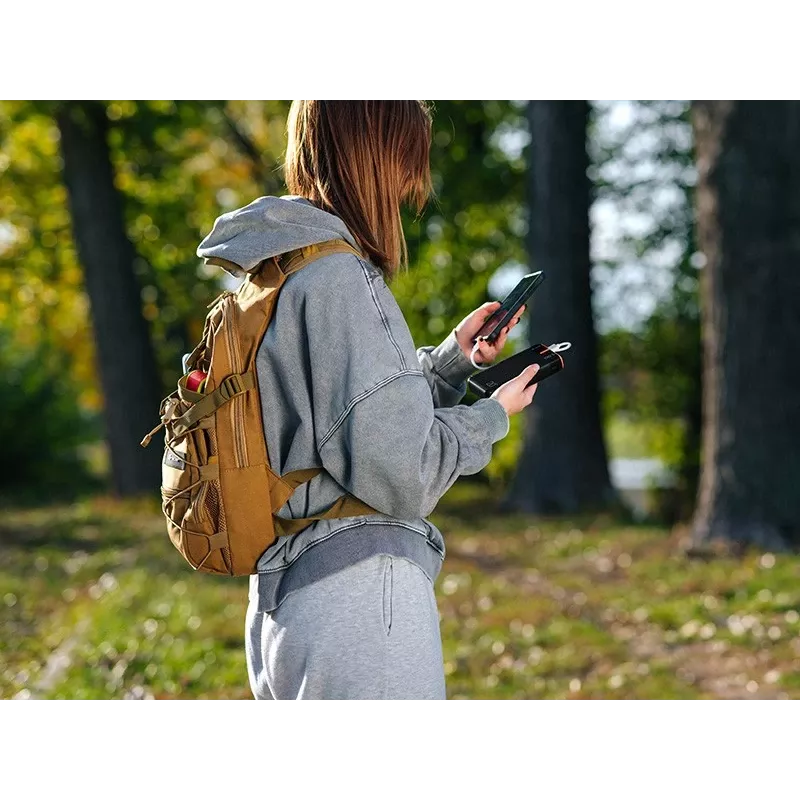 Portatīvais lādētājs TRACER EnerGen 20000 mAh, Power Delivery 20W, USB-C ieeja, 2×USB-A izejas, 3 ierīču atbalsts, oranžs