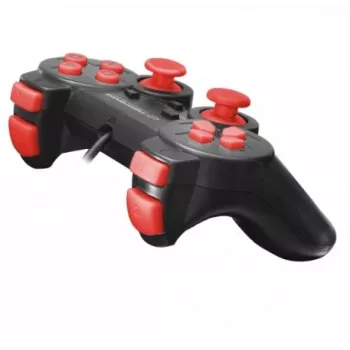 Esperanza EGG106R spēļu kontrolieris Gamepad PC, Playstation 2, Playstation 3 analogais / digitālais USB 2.0 melns, sarkans