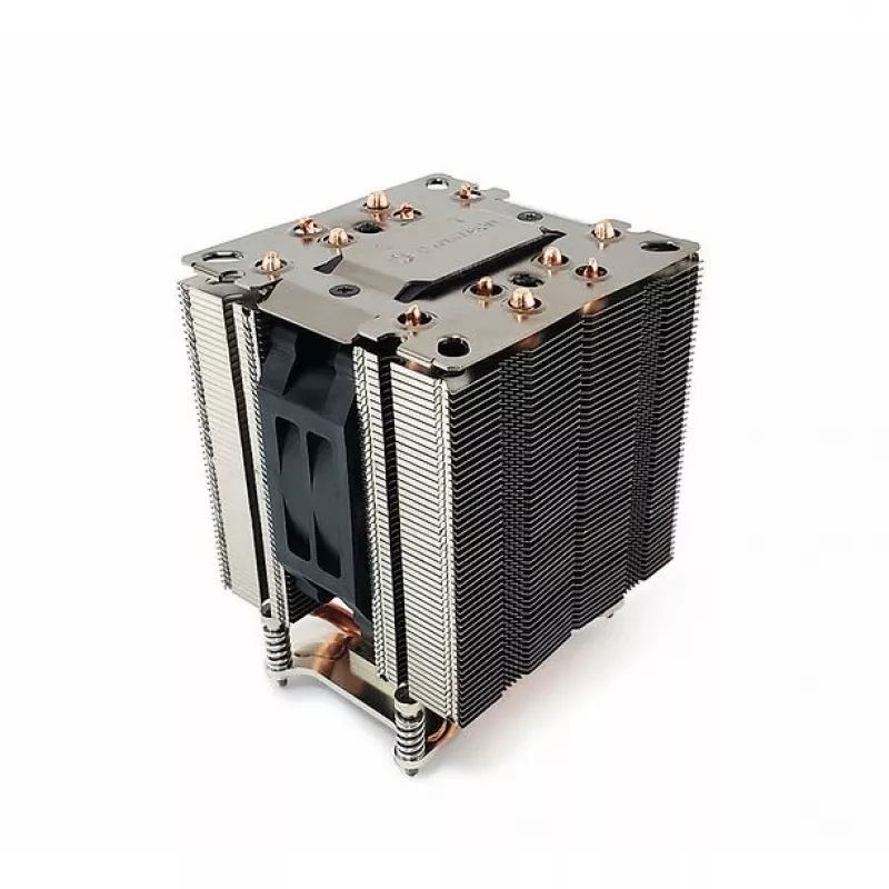 Gaisa dzesētājs Dynatron A49 procesora dzesēšanas sistēma melns sudrabains 800-1800 RPM