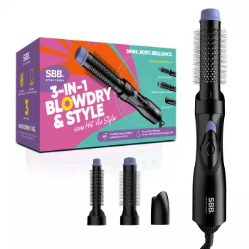Matu ieveidotājs SBB. Blow Dry Air Styler SBDR-2000-EU — matu žāvētājs un suka