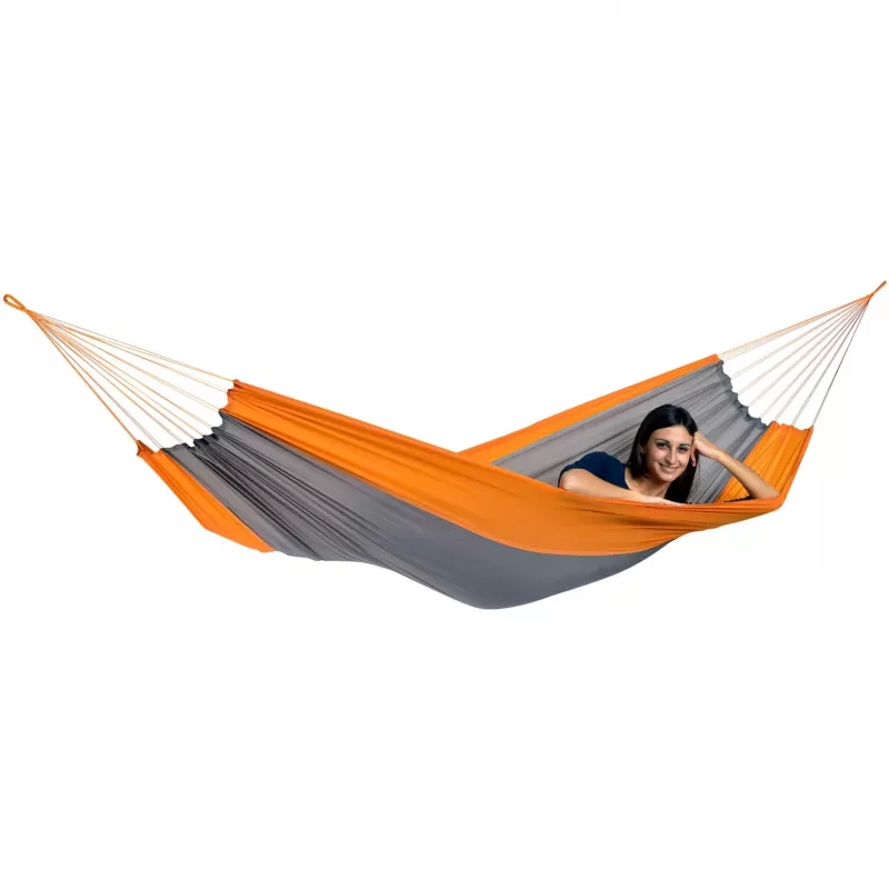 Silk Traveller Techno AZ-1030160, kempinga šūpuļtīkls oranžs/pelēks
