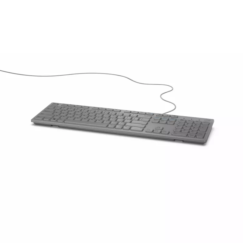 Dell vadu tastatūra - KB216 - US International (QWERTY) – pelēka/ LT gravējums
