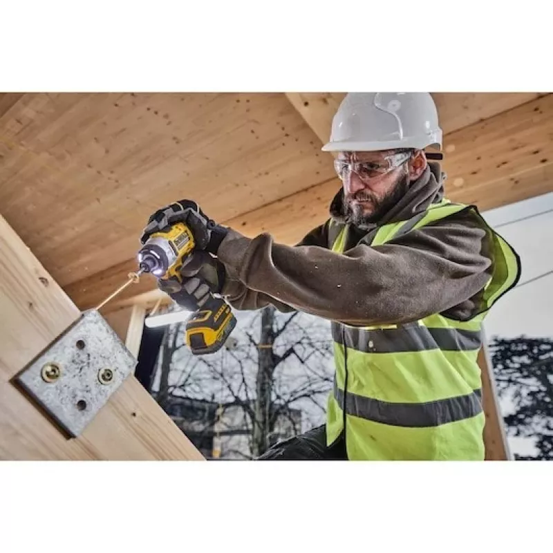 DeWALT DCF860N-XJ elektriskais skrūvgriezis/triecienurbis 3800 RPM Melns, Dzeltens