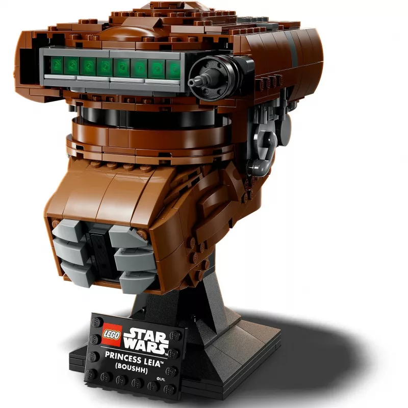LEGO Star Wars princeses Lejas (Boushh) ķiveres komplekts pieaugušajiem 75351 (670 gab.)
