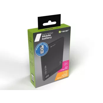 Tracer AirMag1 litija polimēru (LiPo) 5000 mAh bezvadu uzlāde, melns