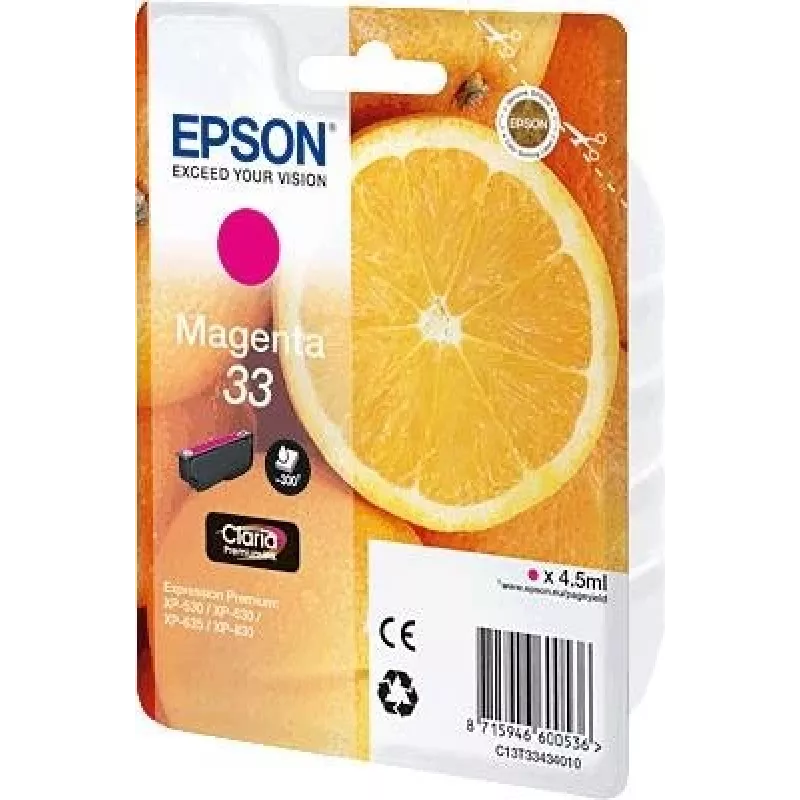 Epson C13T33434010 tintes kasetne 1 gab. Oriģināla Fuksīna