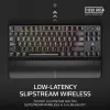 Corsair K70 CORE TKL tastatūra spēlēm USB + RF bezvadu + Bluetooth QWERTZ vācu melna