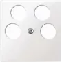 Sienas plāksne / slēdža pārsegs Merten 296519, balts, termoplastisks, 1 gab.