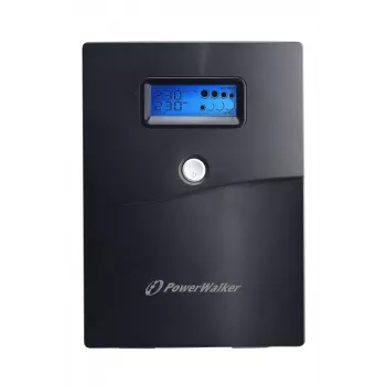 Nepārtrauktās barošanas avots PowerWalker VI 3000 SCL FR 3 kVA / 1,8 kW, Line-Interactive, 4x E tipa kontaktligzdas, 18 Ah akumulators (2×12 V)
