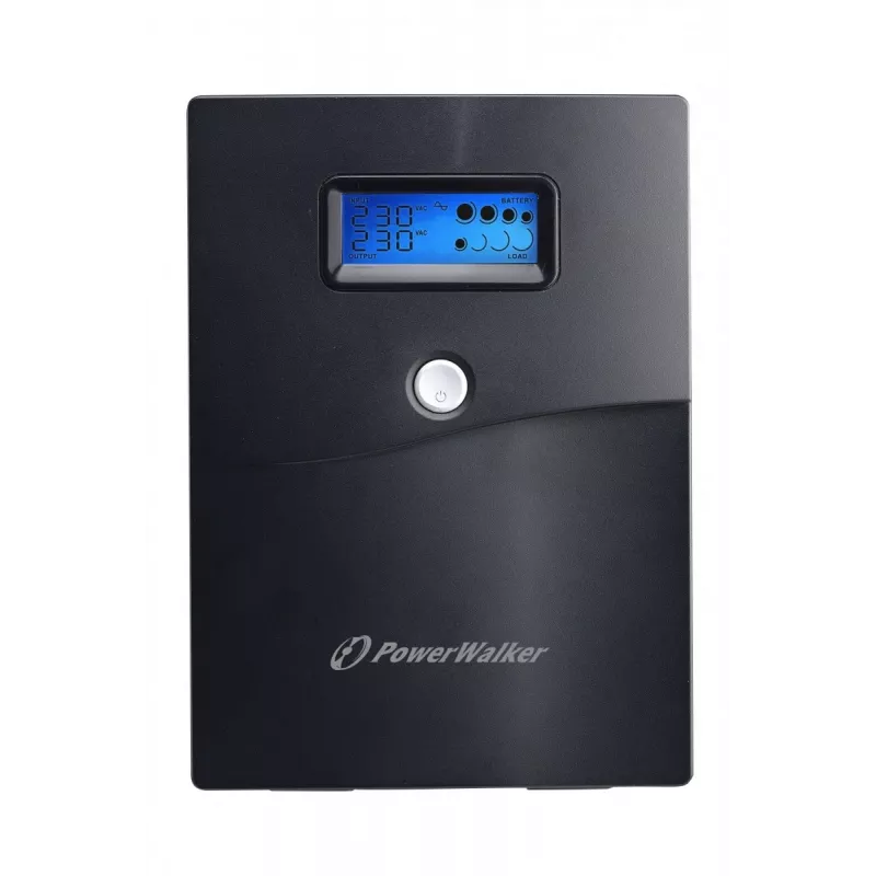 Nepārtrauktās barošanas avots PowerWalker VI 3000 SCL FR 3 kVA / 1,8 kW, Line-Interactive, 4x E tipa kontaktligzdas, 18 Ah akumulators (2×12 V)