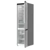 Ledusskapis ar saldētavu Gorenje NRB620E61X4WFE, brīvstāvošs, nerūsējošais tērauds, kopējā ietilpība 413 L, saldētava apakšā 130 L, NoFrost, LED displejs