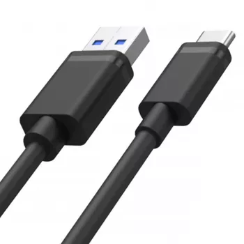 UNITEK USB KABELIS USB-A — USB-C 25CM, Y-C480BK