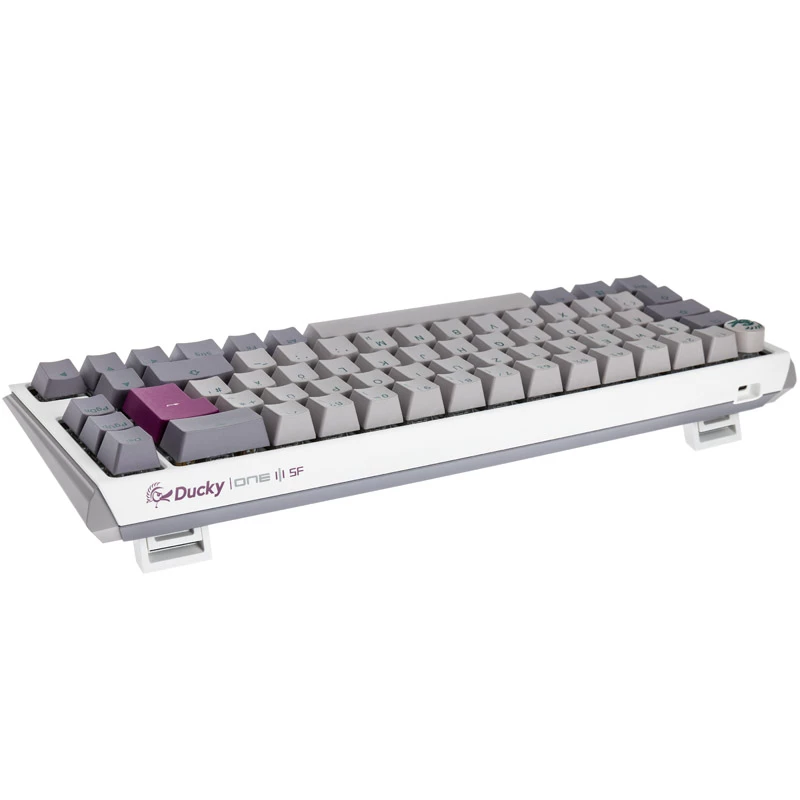 Ducky One 3 SF tastatūra Spēlēm USB QWERTZ vācu pelēka