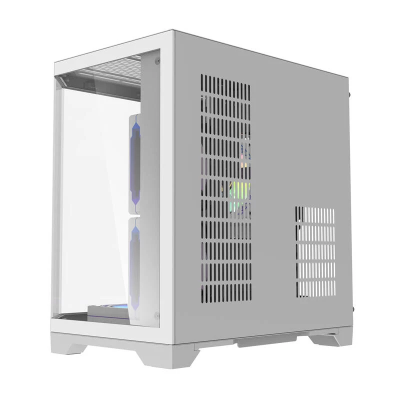 Darflash FT350 datora korpuss + 5 aRGB ventilatori (balts)