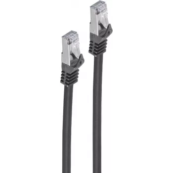 Tīkla kabelis ShiverPeaks BS08-39075 RJ-45 Cat7 10 m Melns
