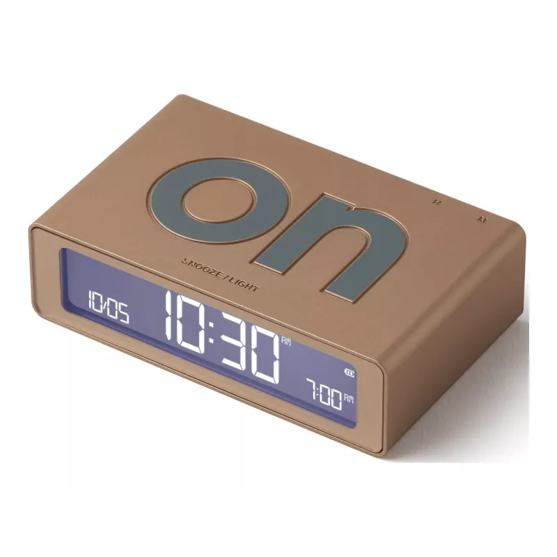 LEXON | Flip Mini divpusējais modinātājpulkstenis | LR158D1 | USB savienojamība